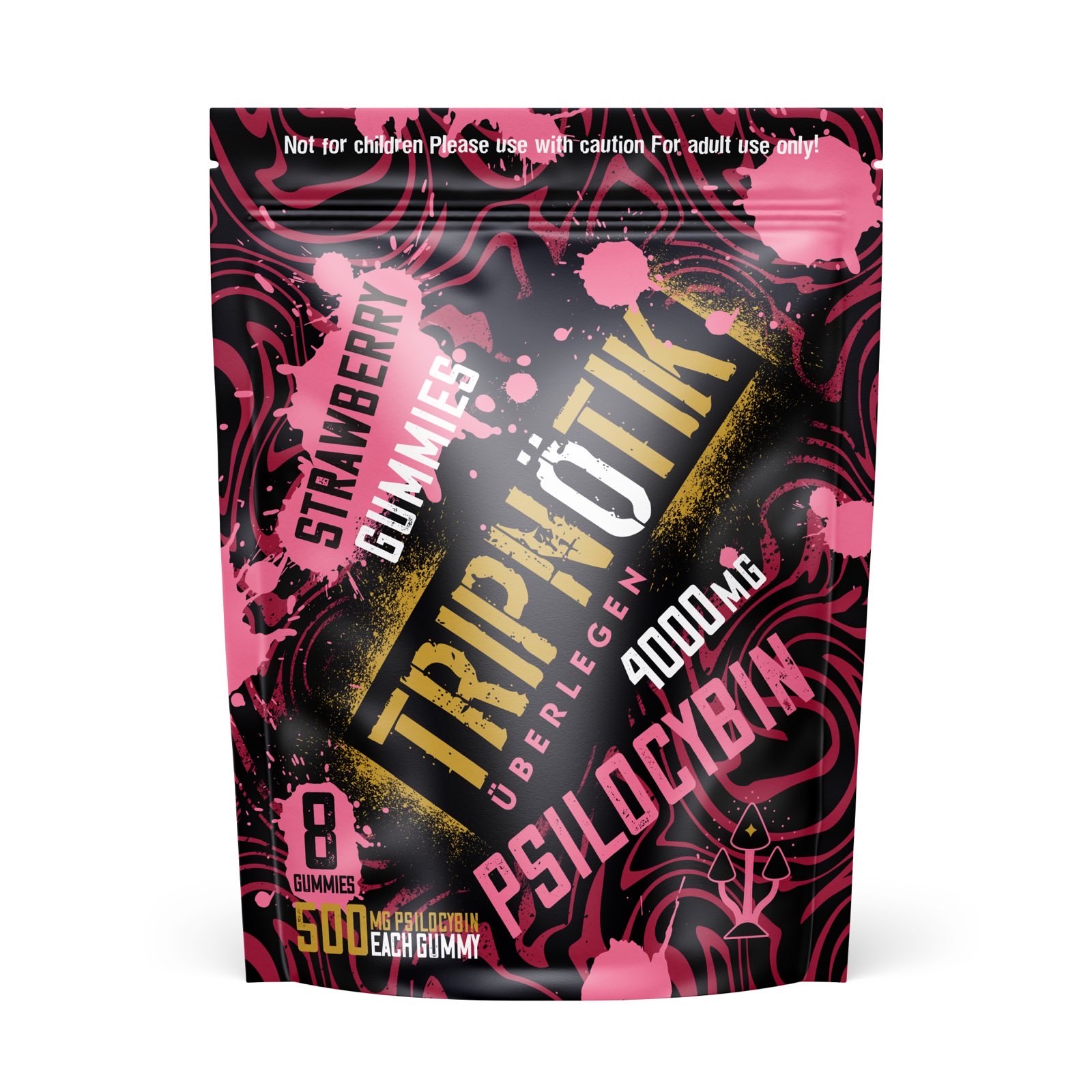 Image-14.jpg Tripnotik Strawberry Mushroom Gummies – 4000mg - Image 1