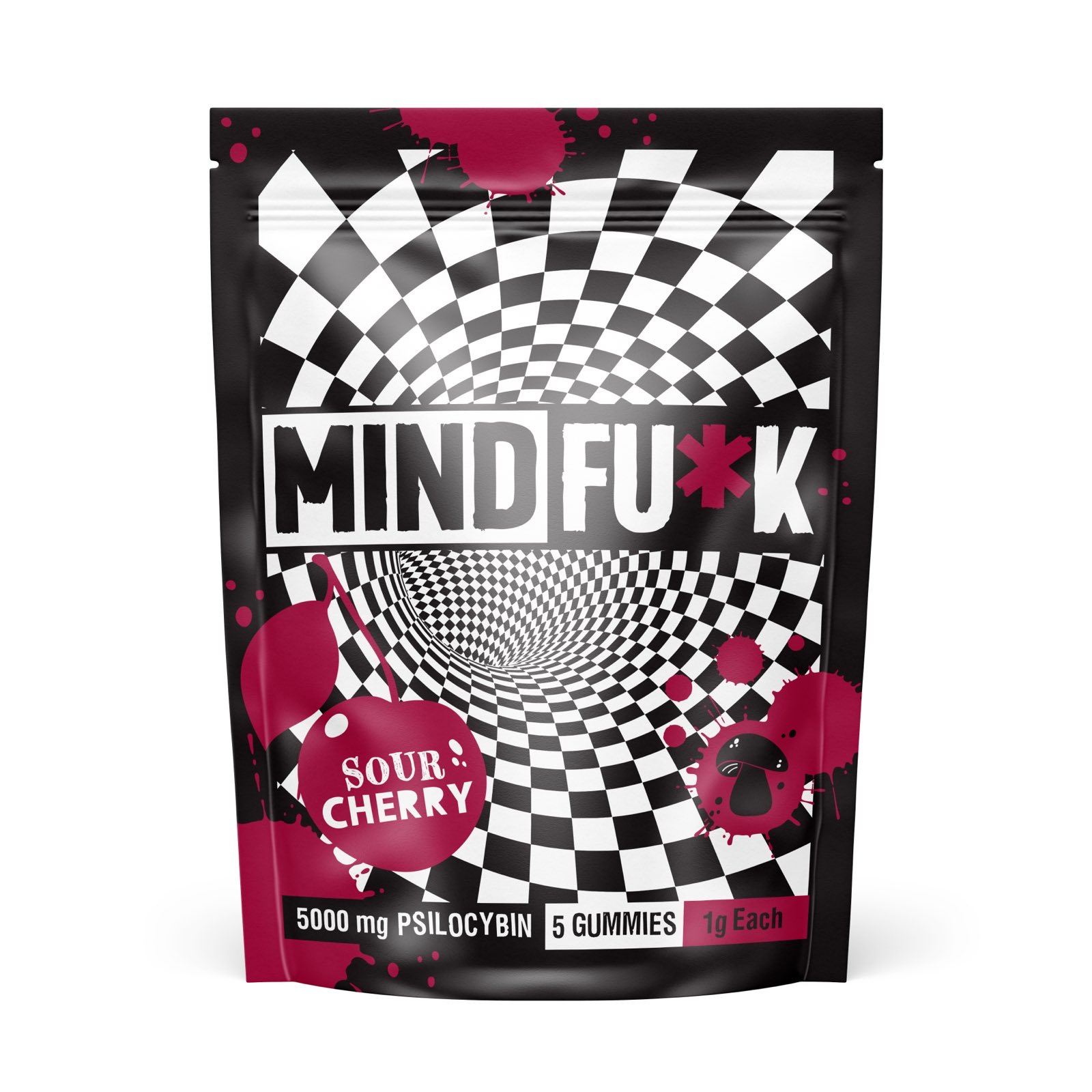 Image-3.jpg Mindfuck Sour Cherry Mushroom Gummies – 5000mg - Image 1