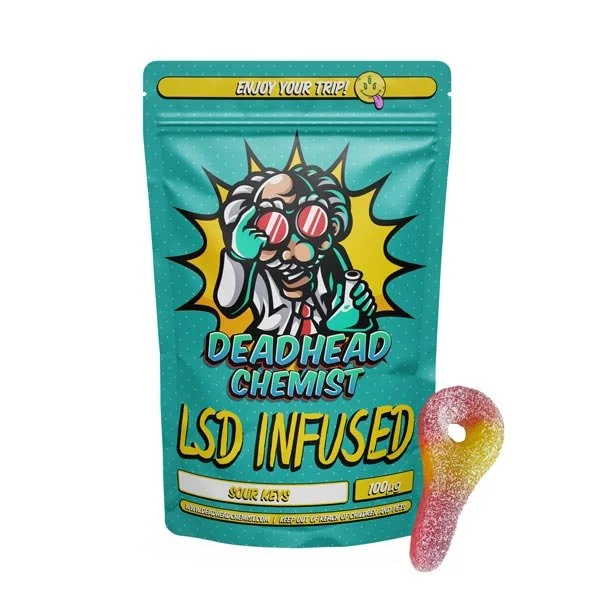 thumbnail_DEADHEAD-lsd-mockup-sour-keys.webp LSD Edible 100ug Sour Key Deadhead Chemist - Image 1