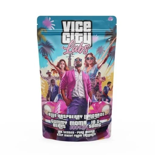 vcl-edibles-BLUE-RASPBERRY-LEMONADE-500-1-510x510-1.webp Vice City Labs – Blue Raspberry MDMA Gummy Bears – 500MG - Image 1